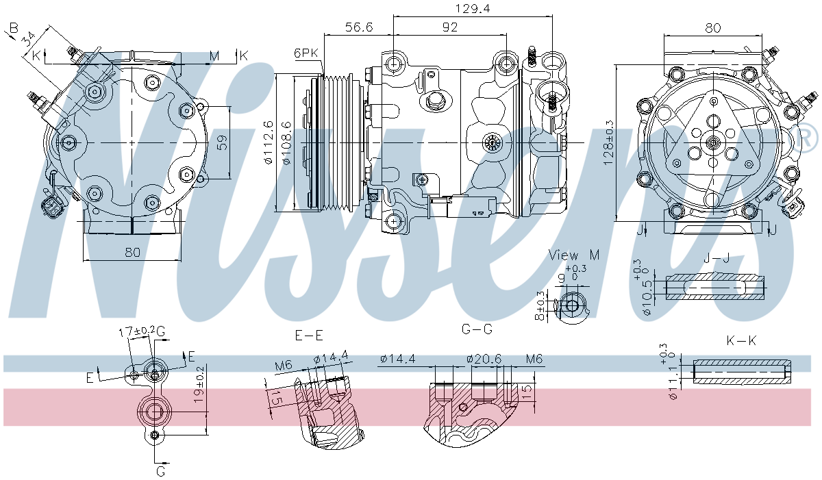 Nissens Aircon Compressor 890780