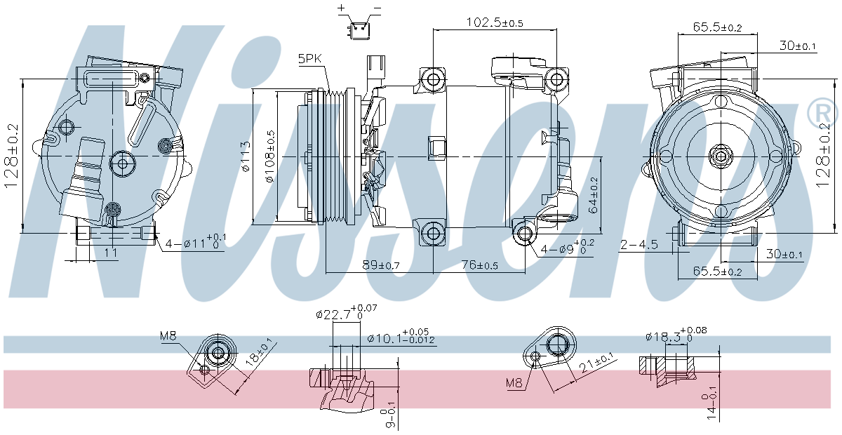 Nissens Aircon Compressor 890788