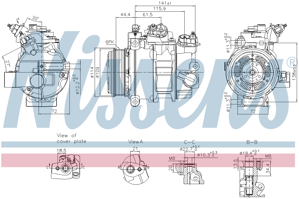 Nissens Aircon Compressor 890793