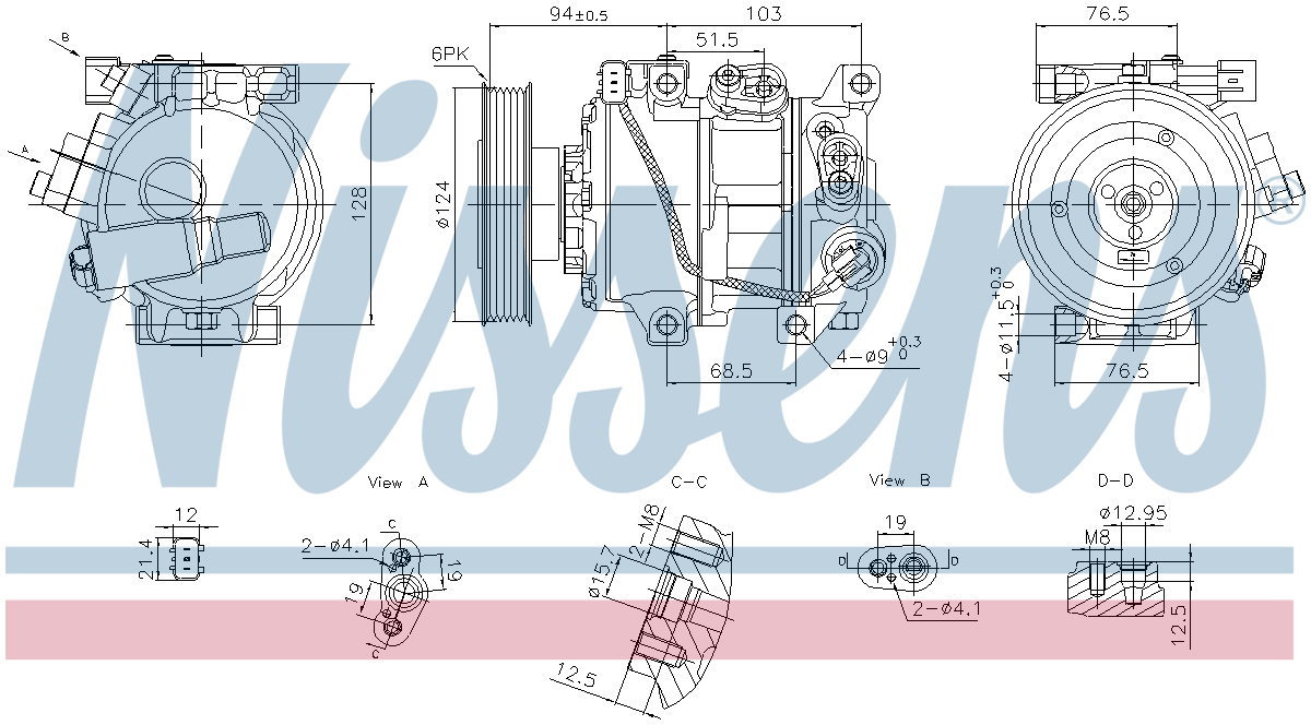 Nissens Aircon Compressor 890896