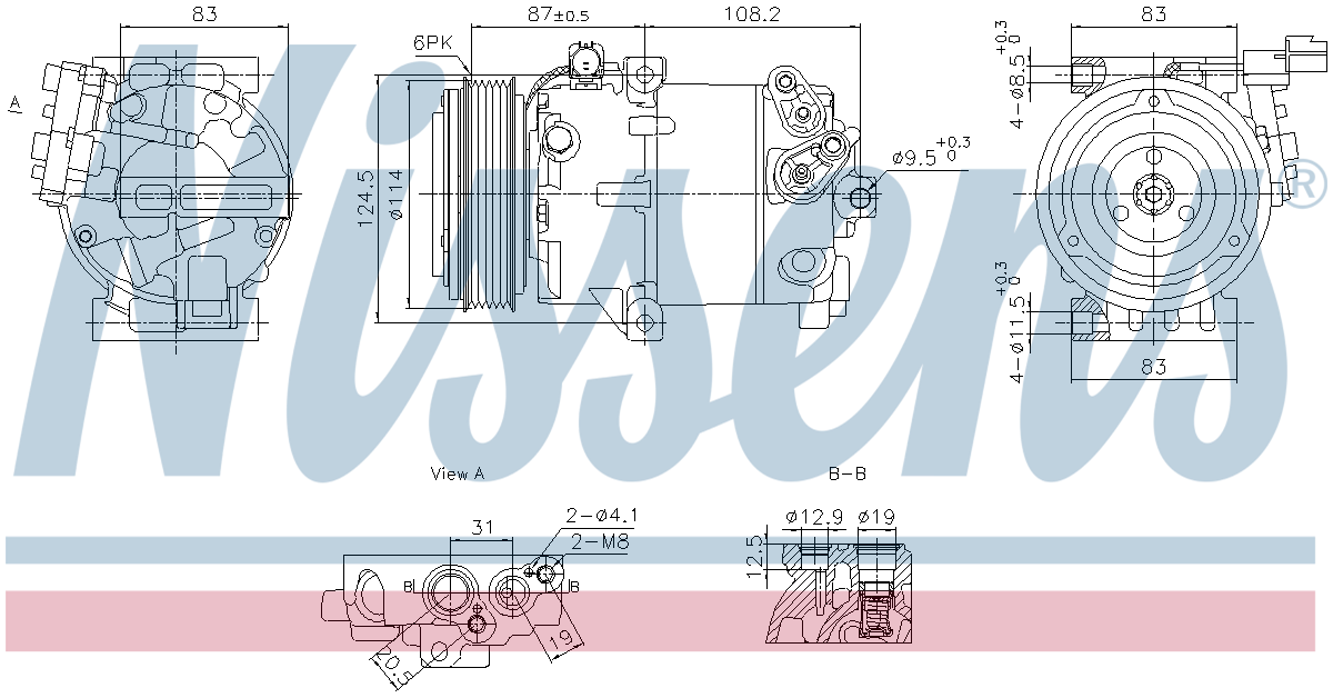 Nissens Aircon Compressor 890897
