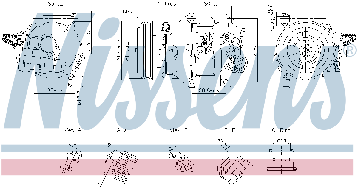 Nissens Aircon Compressor 890898
