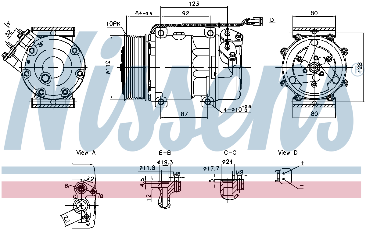 Nissens Aircon Compressor 890945