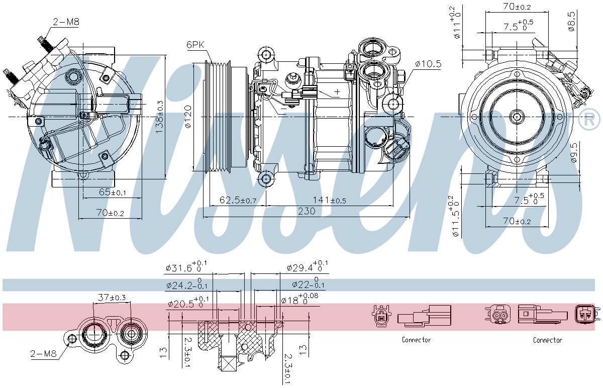 Nissens Aircon Compressor 891004