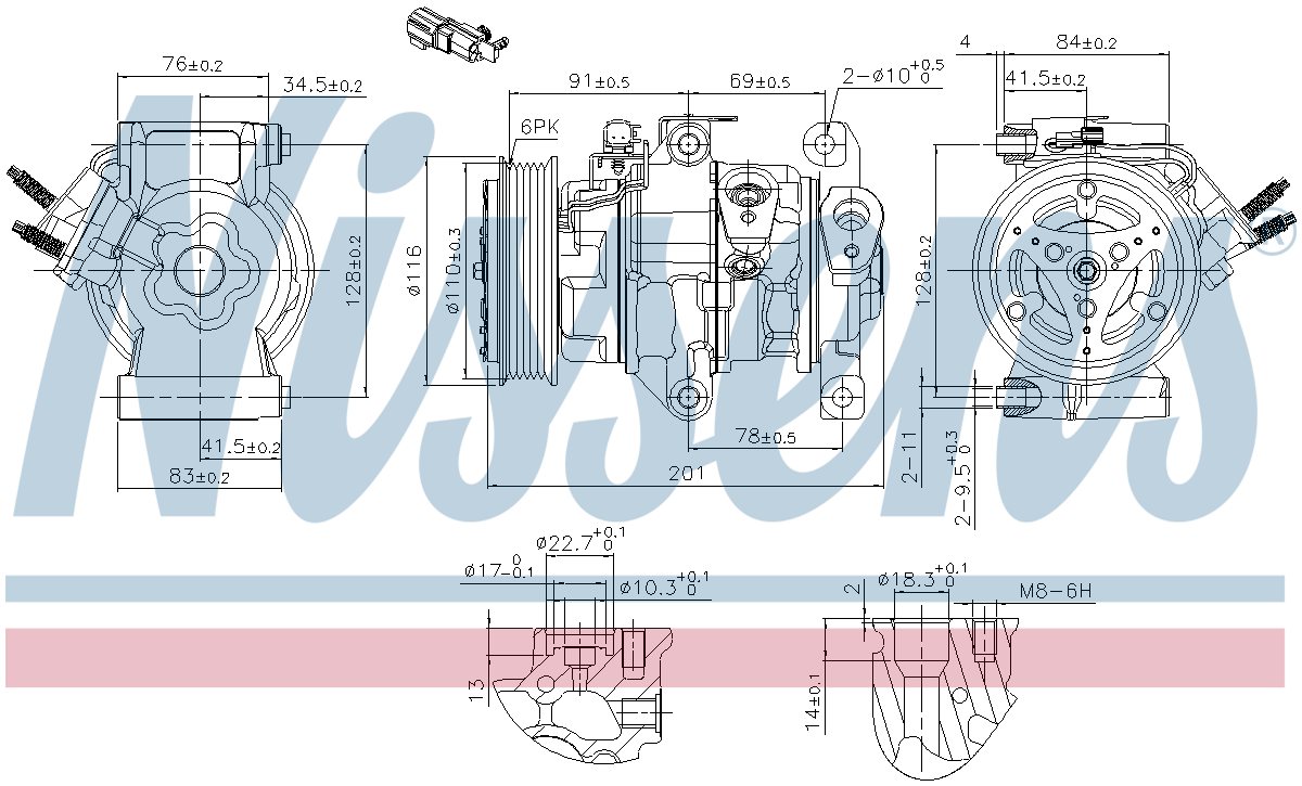 Nissens Aircon Compressor 891007