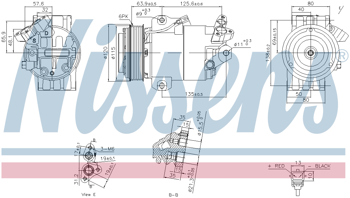 Nissens Aircon Compressor 891012
