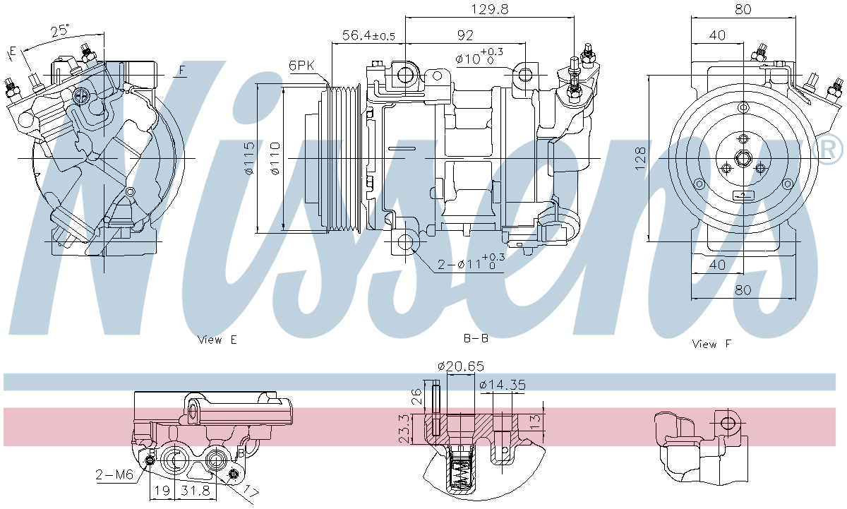 Nissens Aircon Compressor 891016