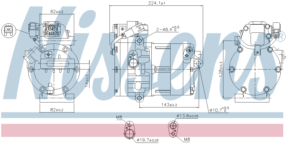 Nissens Aircon Compressor 891020