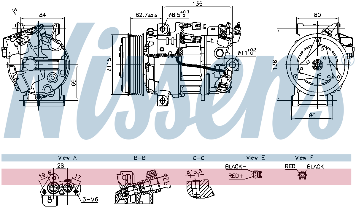 Nissens Aircon Compressor 891042
