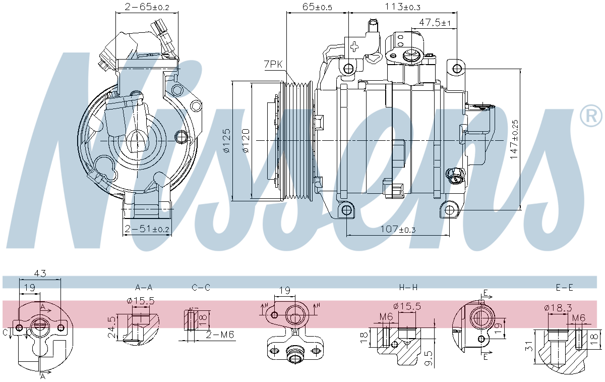 Nissens Aircon Compressor 891044