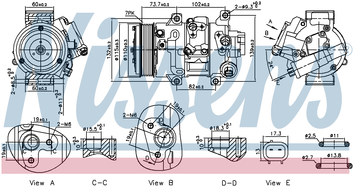 Nissens Aircon Compressor 891069
