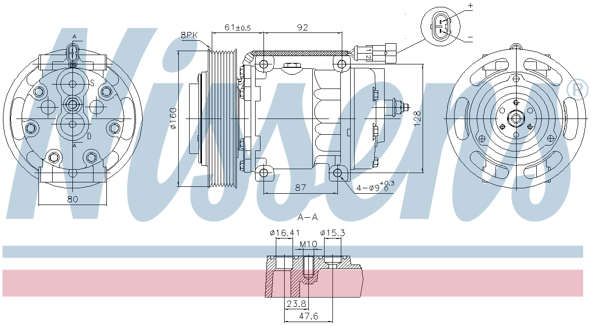 Nissens Aircon Compressor 891073