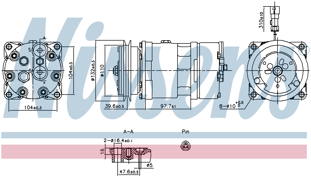 Nissens Aircon Compressor 891098