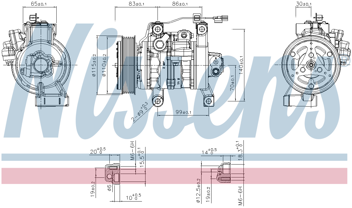 Nissens Aircon Compressor 891130