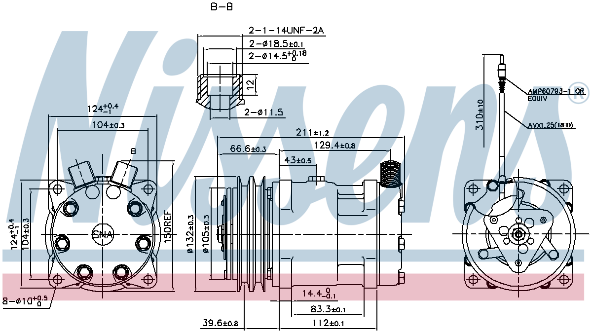 Nissens Aircon Compressor 89849