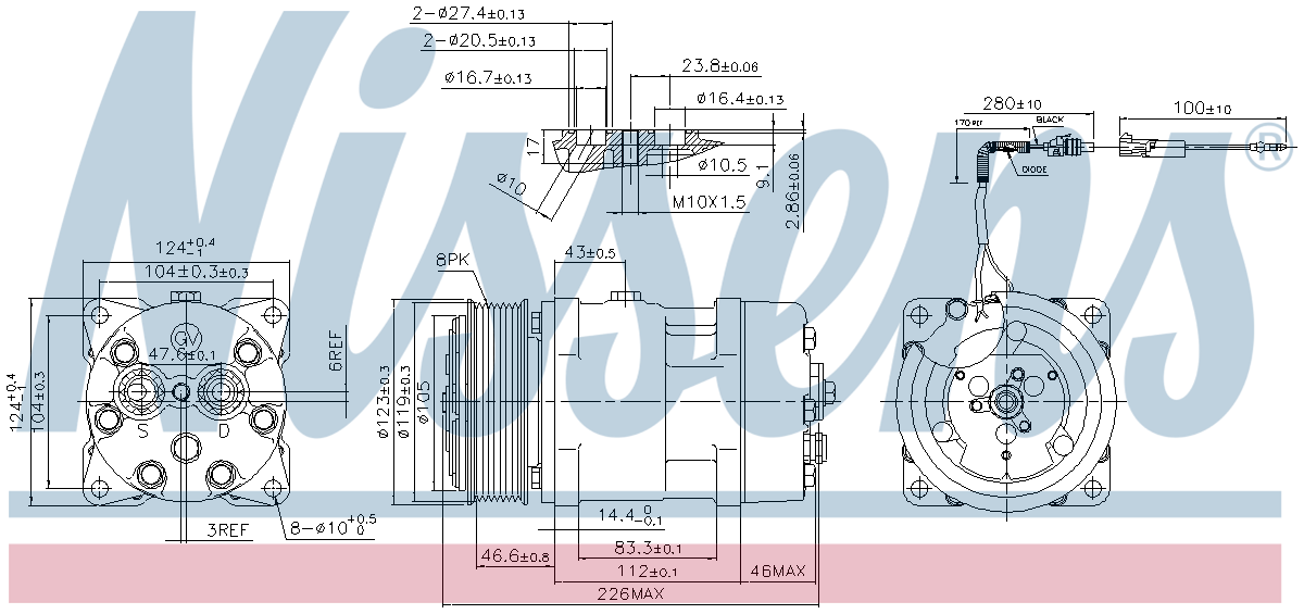 Nissens Aircon Compressor 899928 – ARKS4Cooling.com