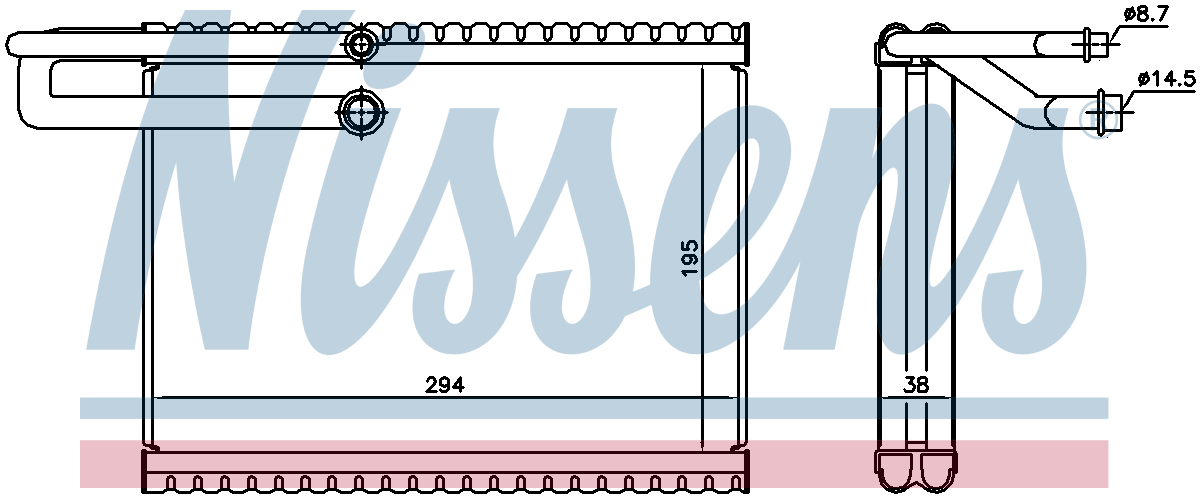 Nissens Aircon Evaporator 92323