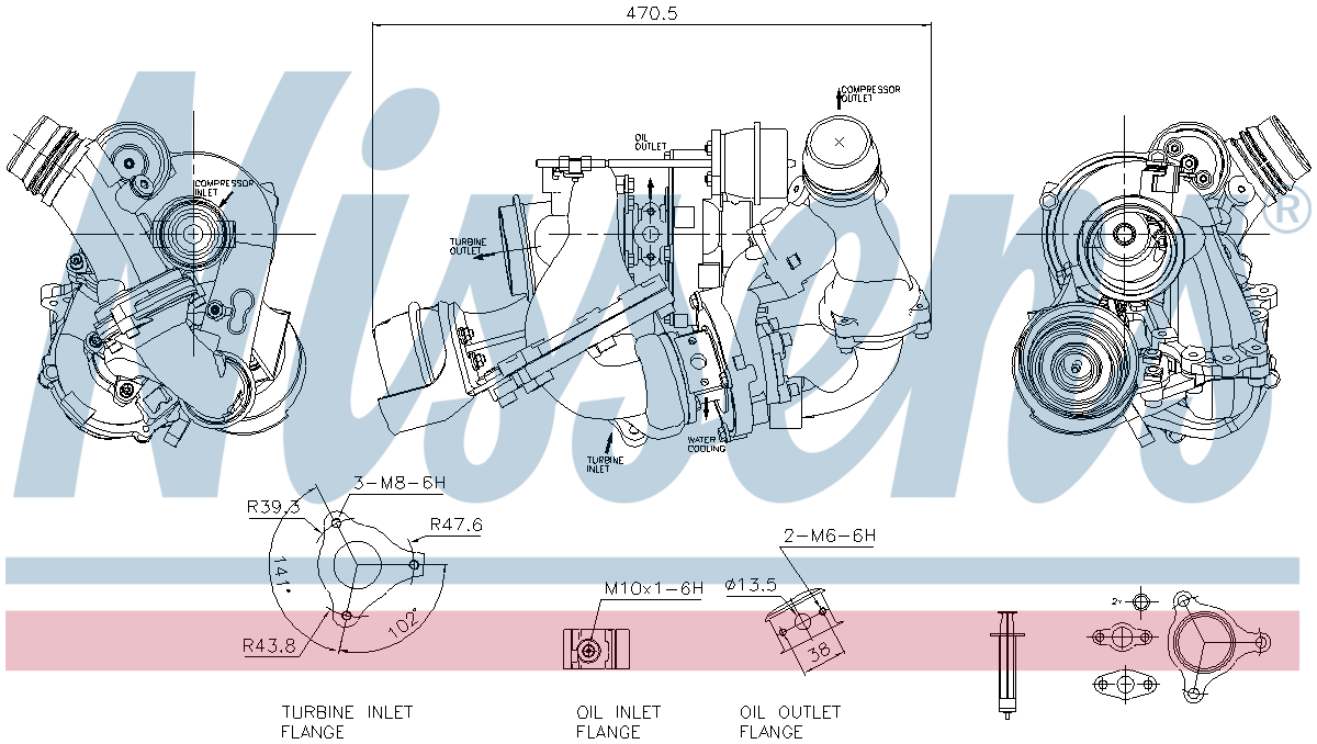 Nissens Turbocharger 93310