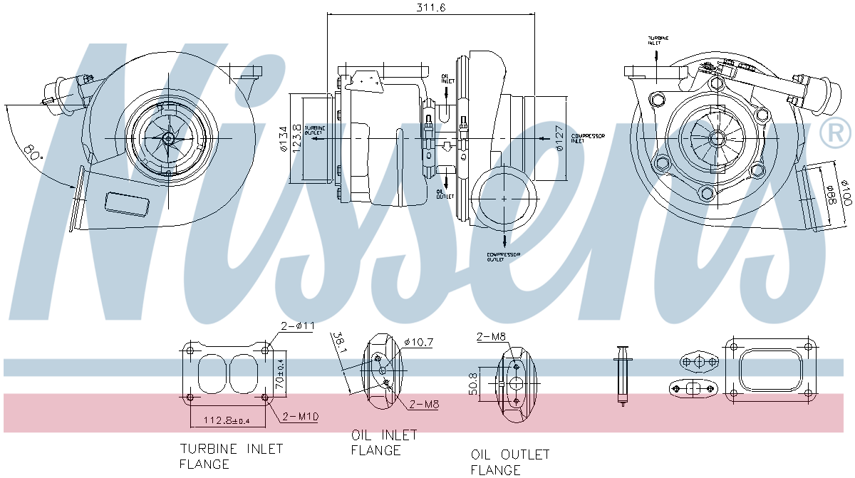 Nissens Turbocharger 93317