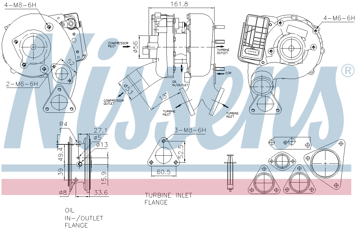 Nissens Turbocharger 93329