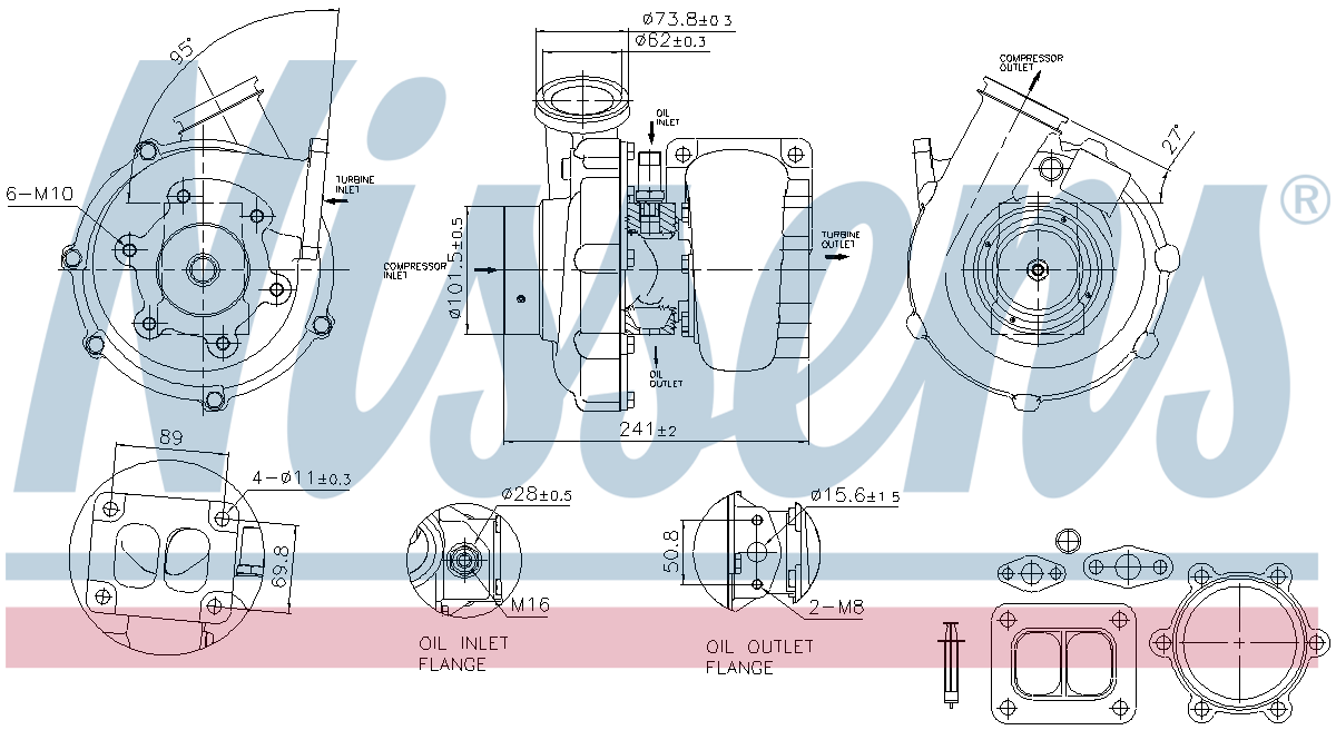 Nissens Turbocharger 93337