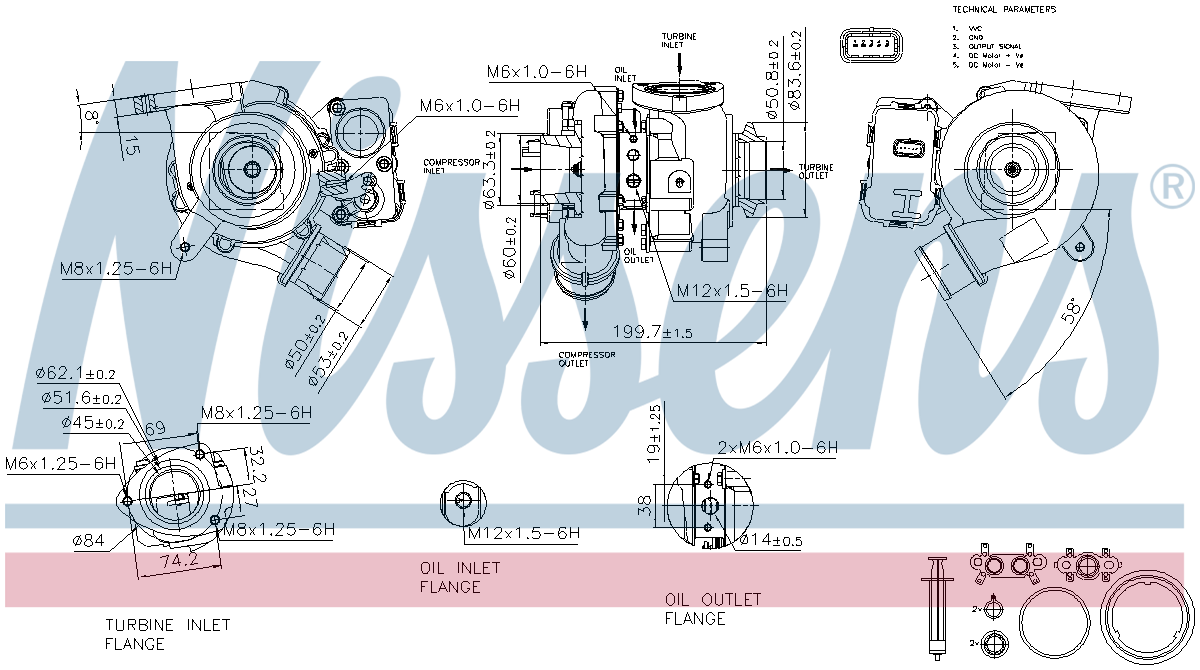 Nissens Turbocharger 93432
