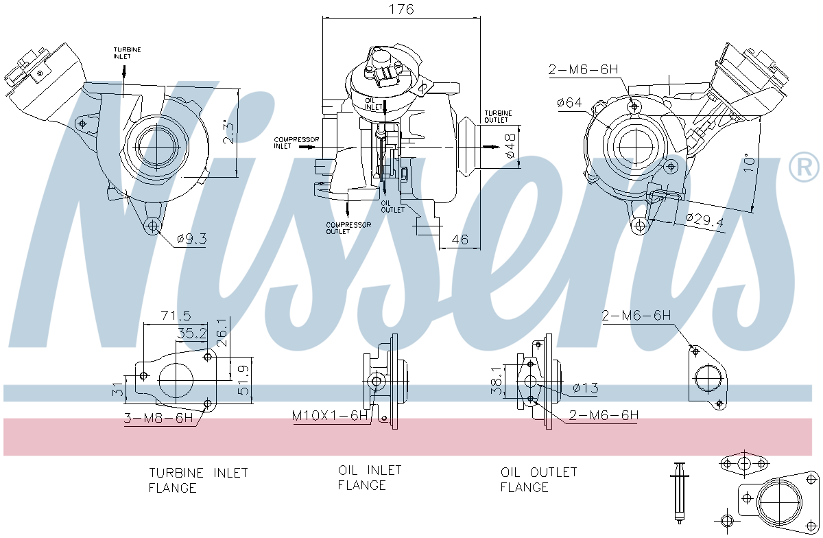 Nissens Turbocharger 93482