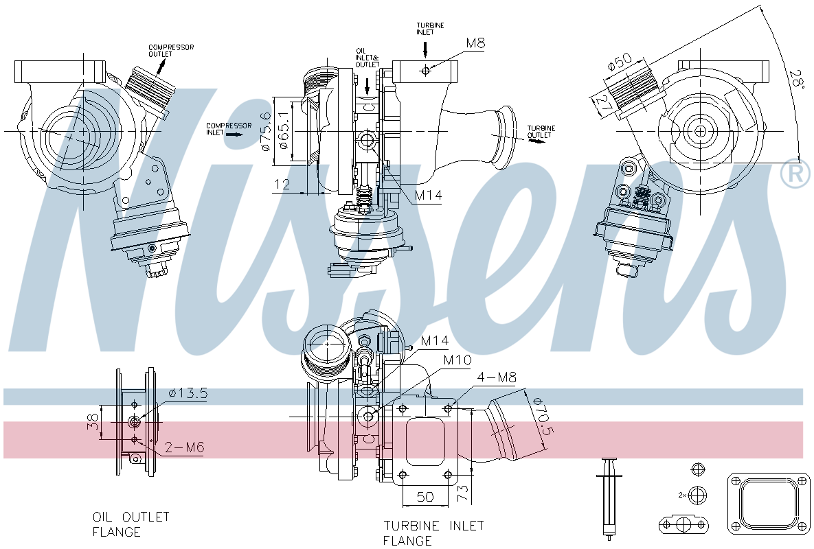 Nissens Turbocharger 93485