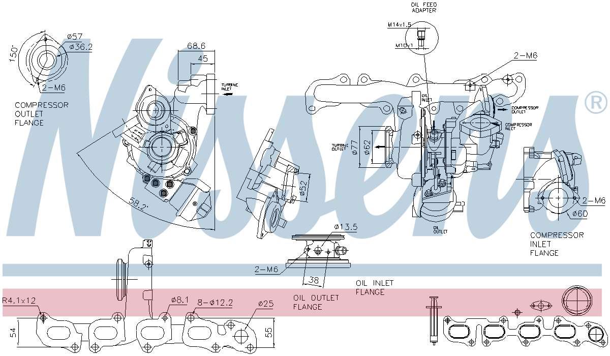 Nissens Turbocharger 93512