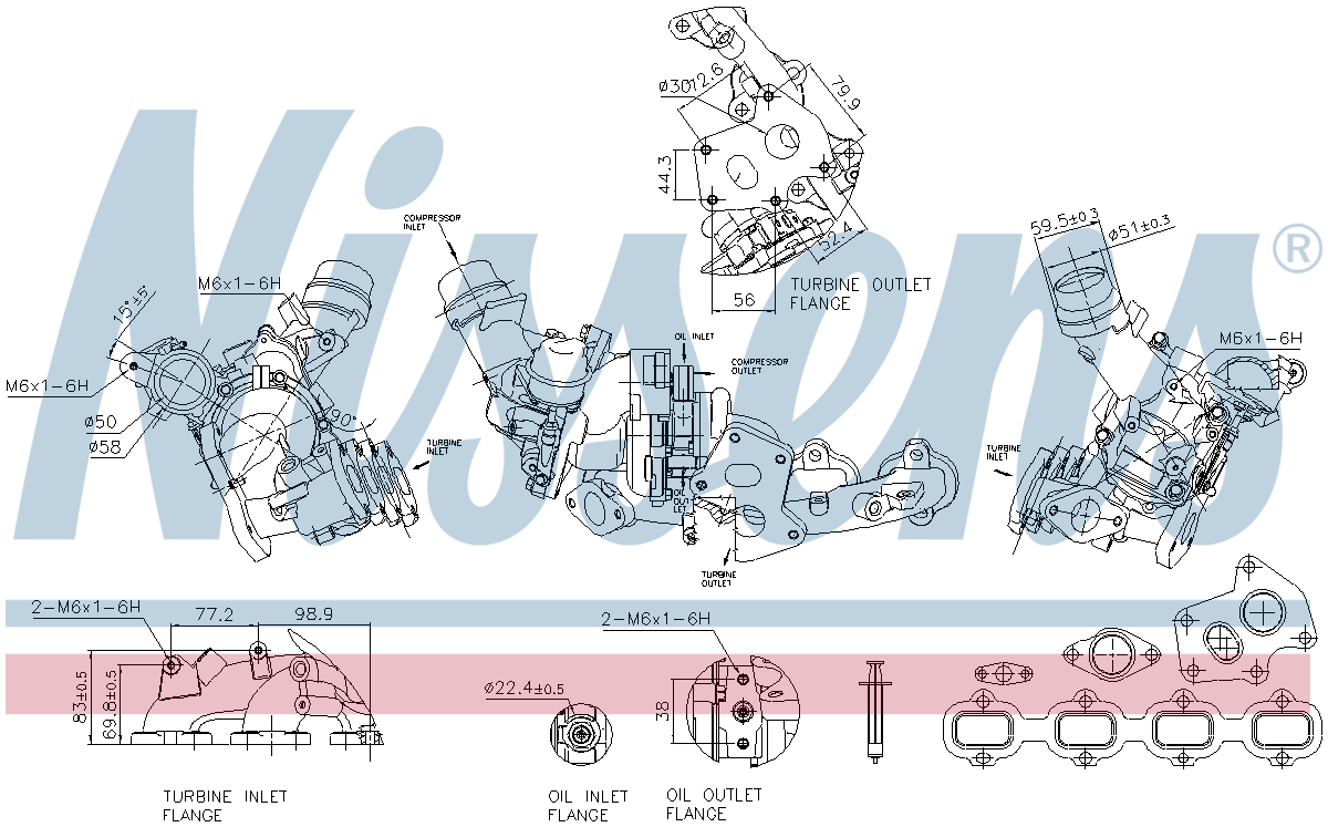 Nissens Turbocharger 93513