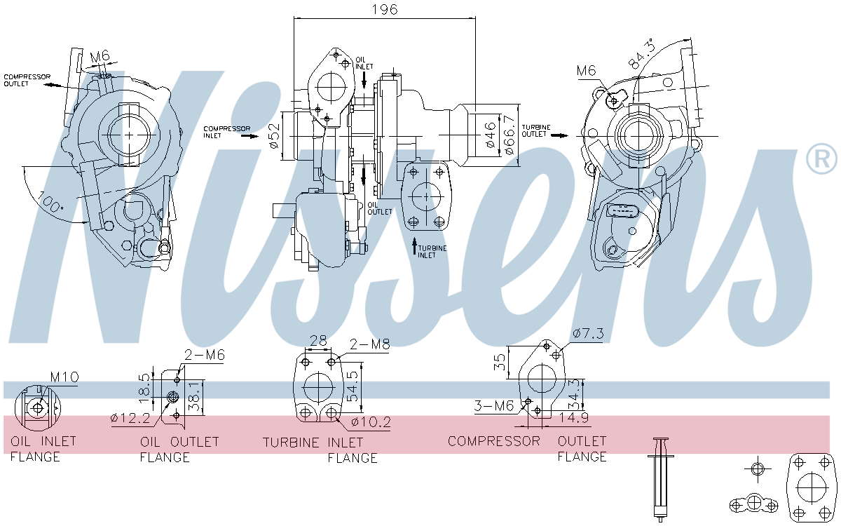 Nissens Turbocharger 93514