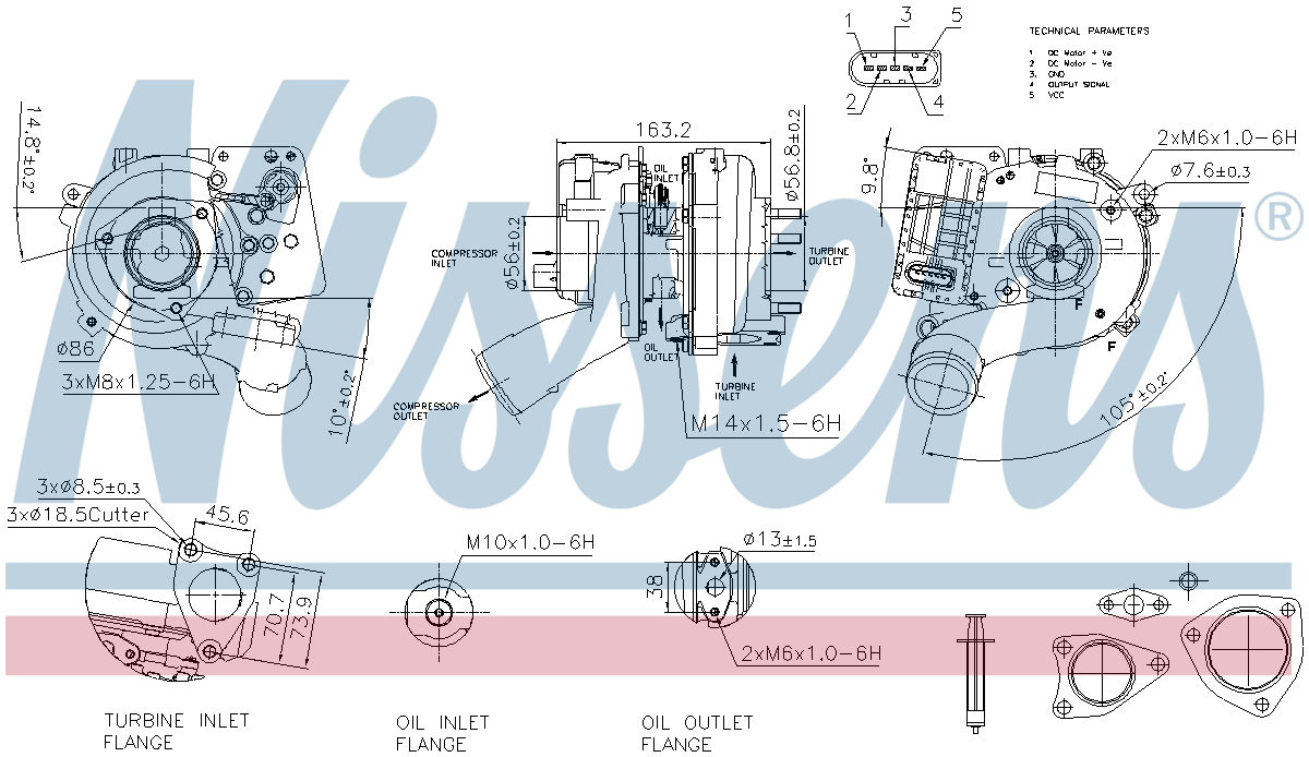 Nissens Turbocharger 93534