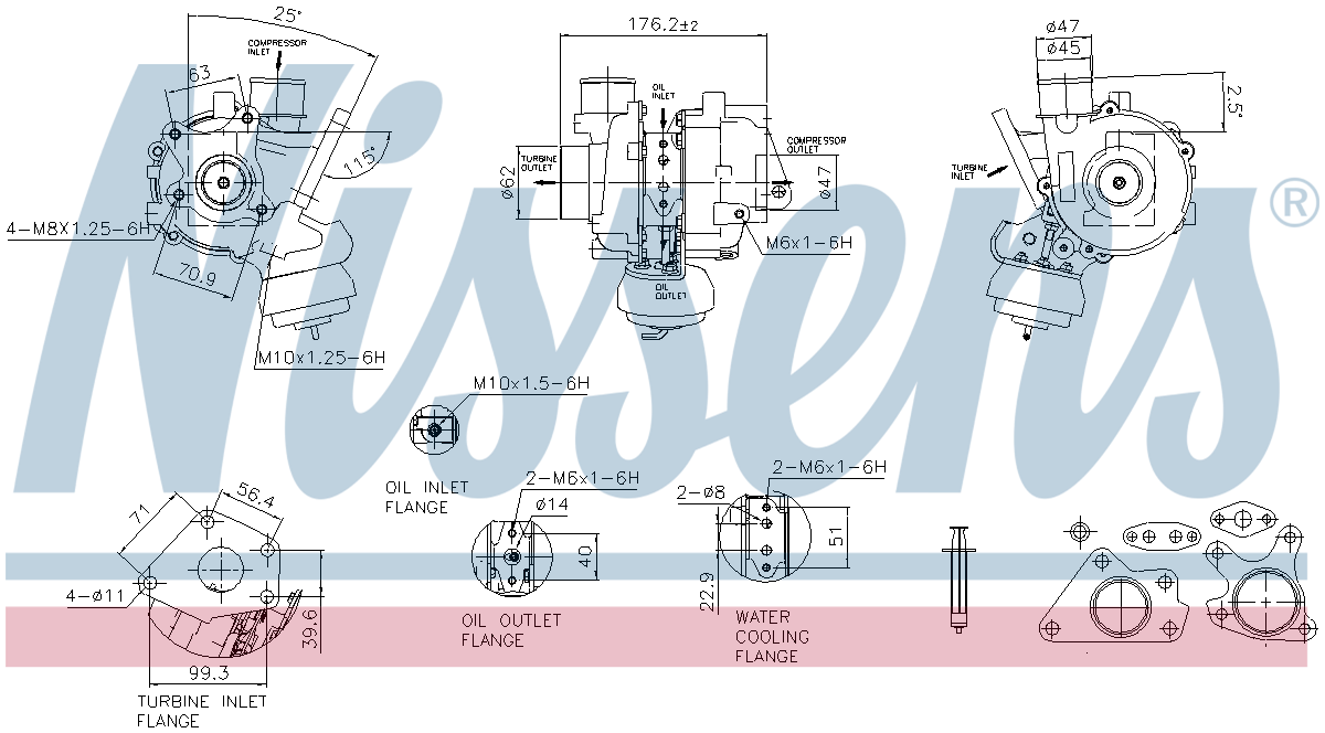 Nissens Turbocharger 93550