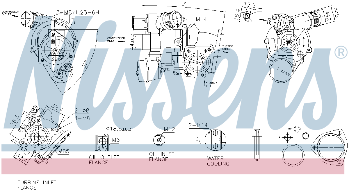 Nissens Turbocharger 93557