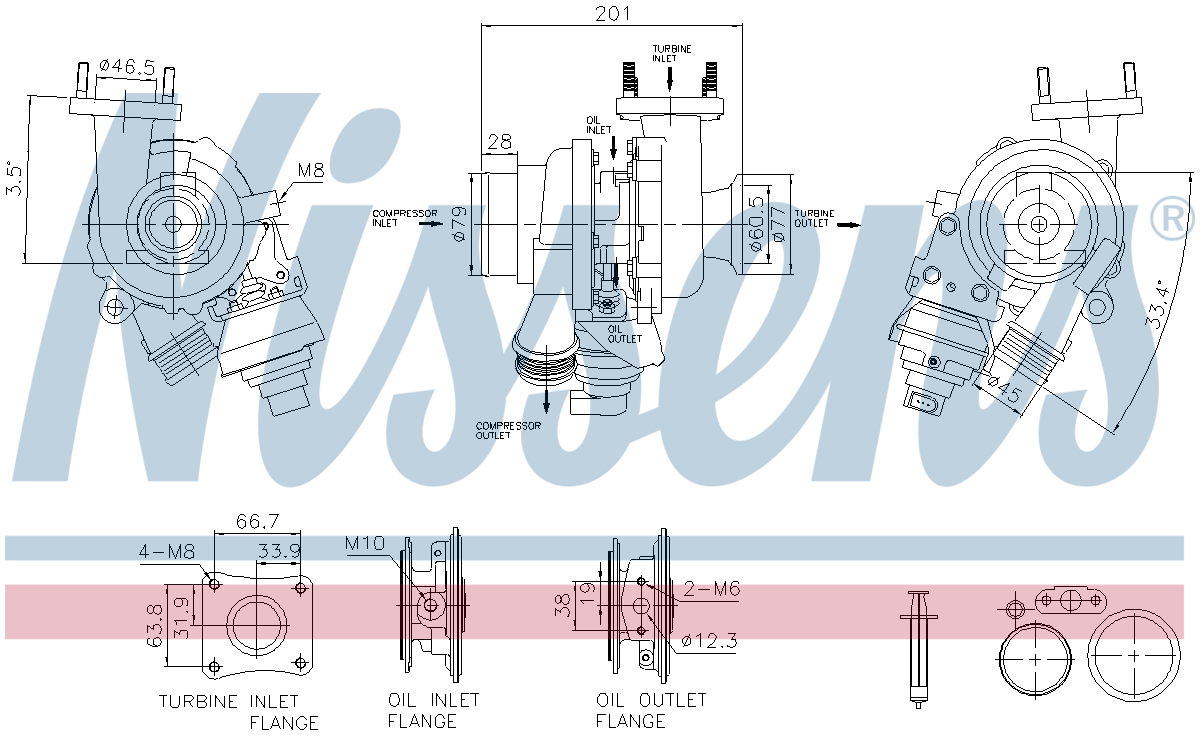 Nissens Turbocharger 93607