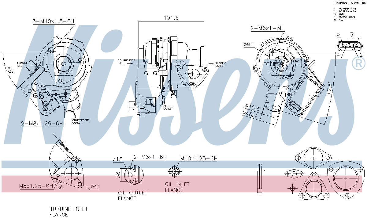 Nissens Turbocharger 93610