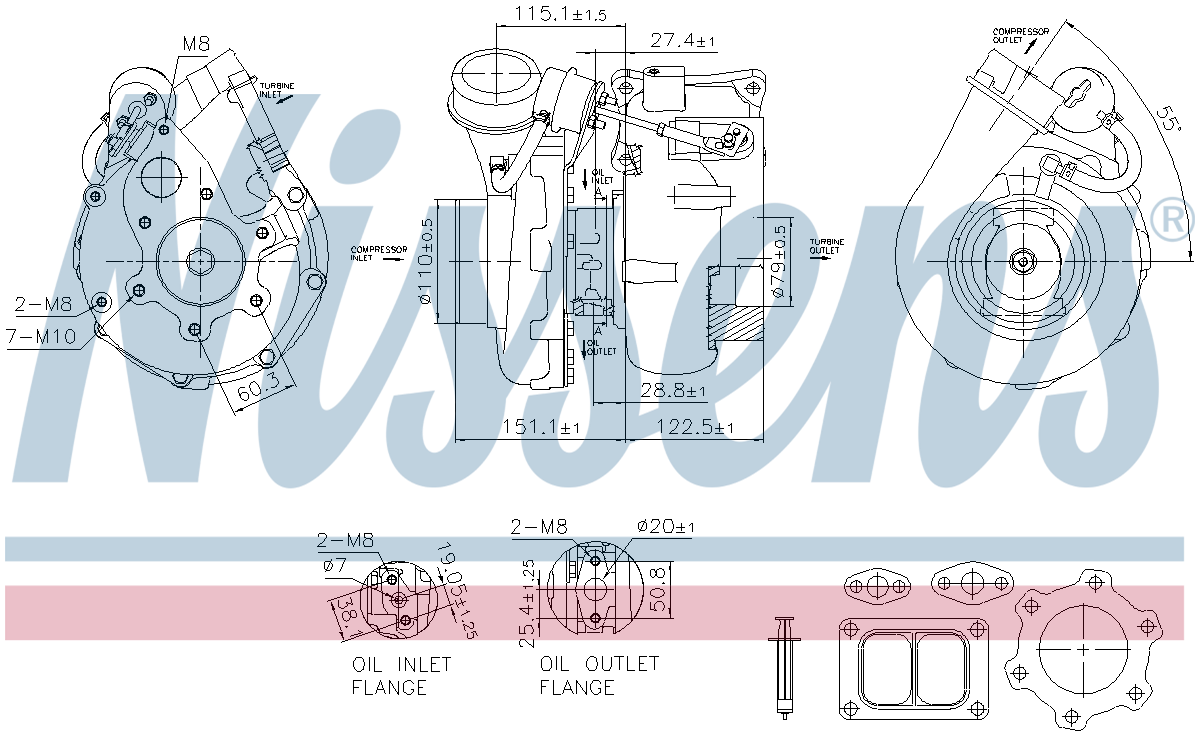 Nissens Turbocharger 93617