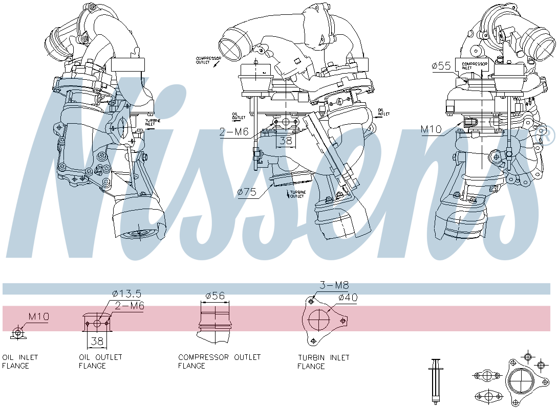 Nissens Turbocharger 93628