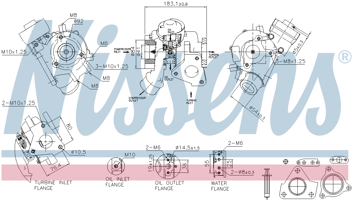 Nissens Turbocharger 93636