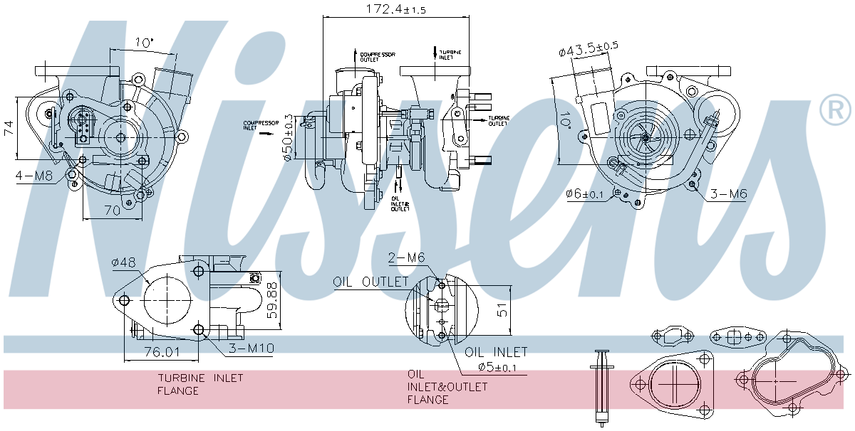 Nissens Turbocharger 93639