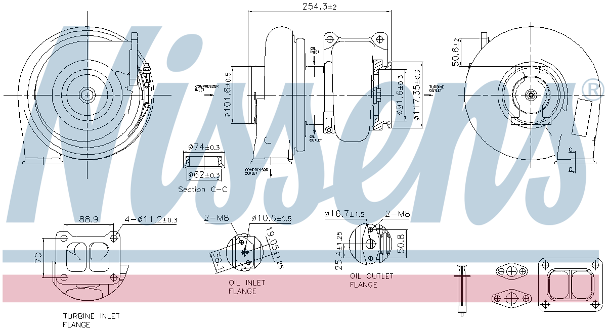 Nissens Turbocharger 93652