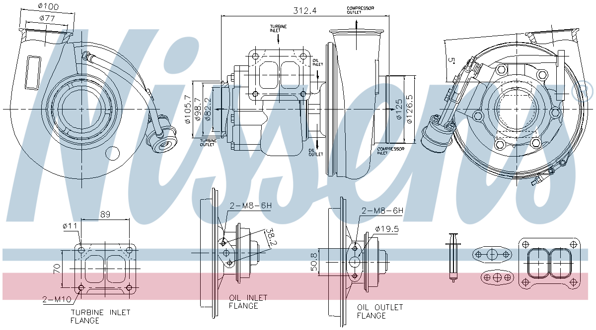 Nissens Turbocharger 93653
