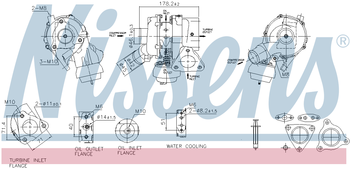 Nissens Turbocharger 93668