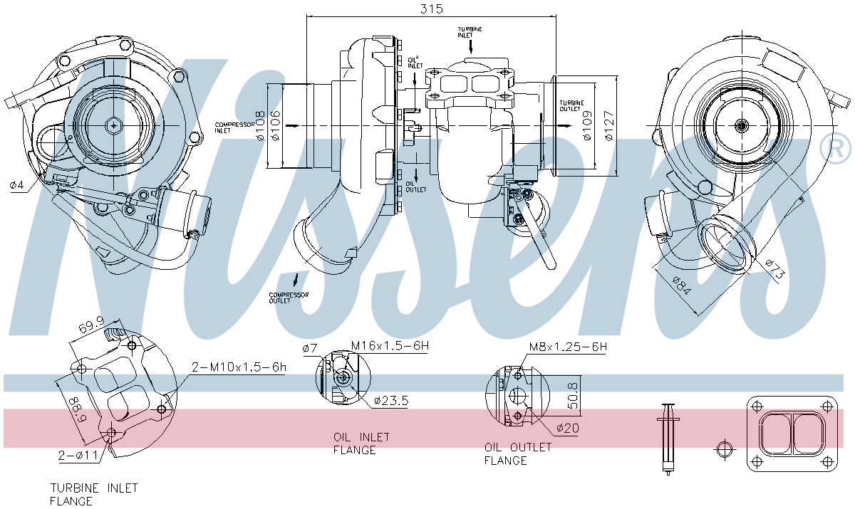 Nissens Turbocharger 93677