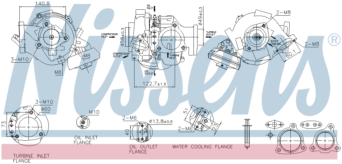 Nissens Turbocharger 93680