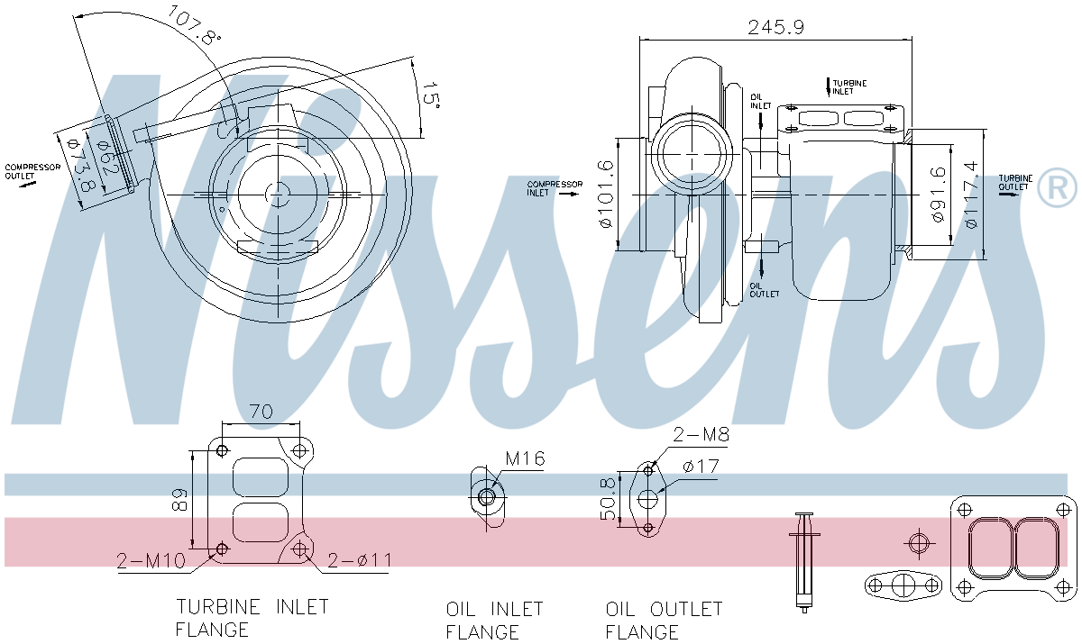 Nissens Turbocharger 93681