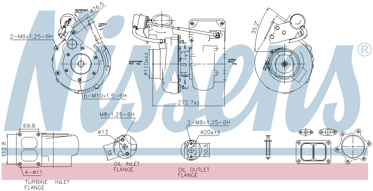Nissens Turbocharger 93695