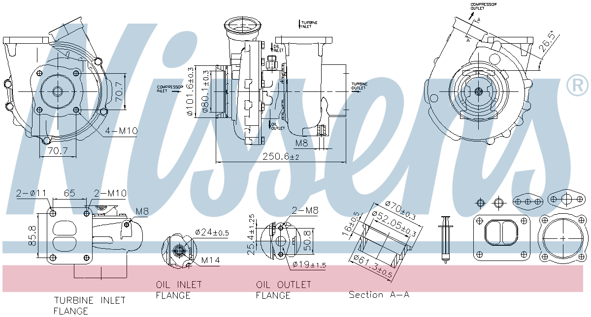 Nissens Turbocharger 93697