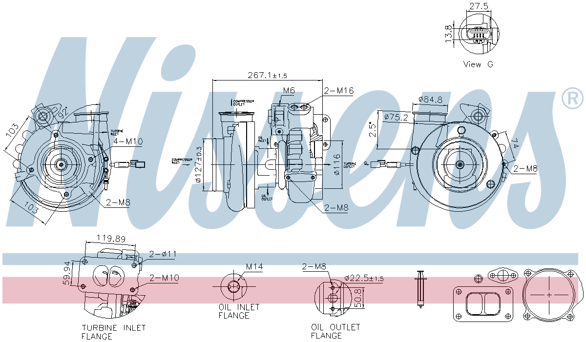 Nissens Turbocharger 93701