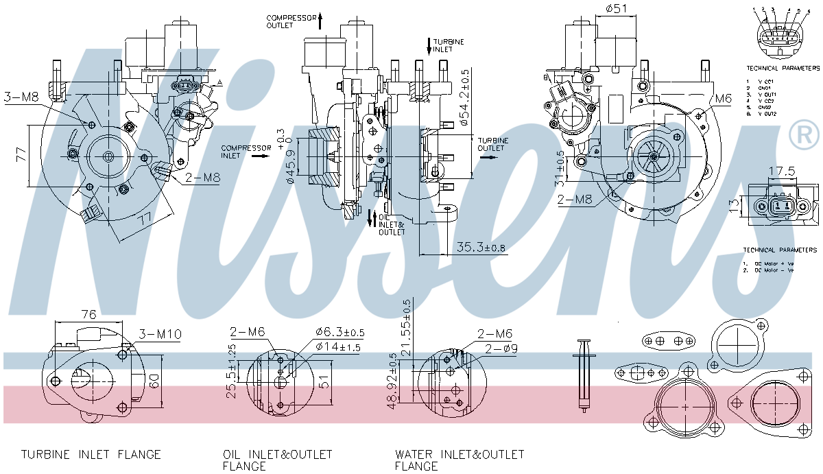 Nissens Turbocharger 93706